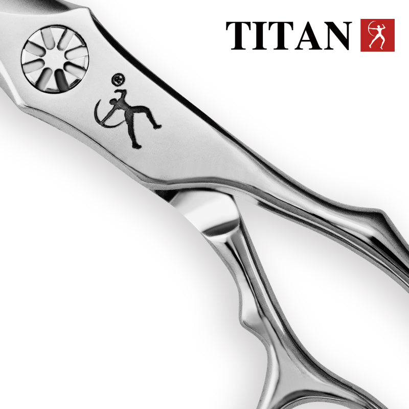 Titan 6.0inch Japan vg10 steel hair cutting shears scissors for barber
