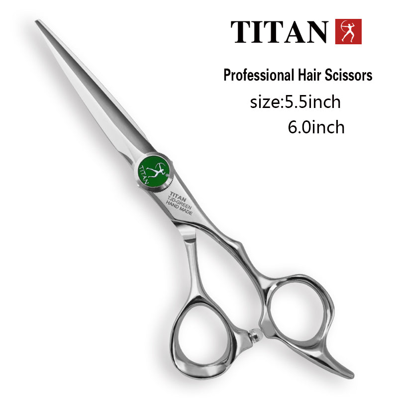 Titan handmade barber hair cutting scissors sword blade salon shears big screw hair scissors