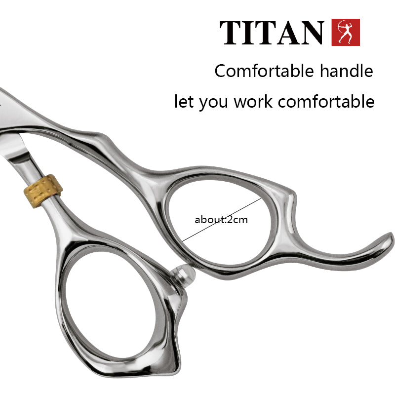 Titan 3D style barber shears 440C salon hair cutting 5.5,6.0 hair scissors