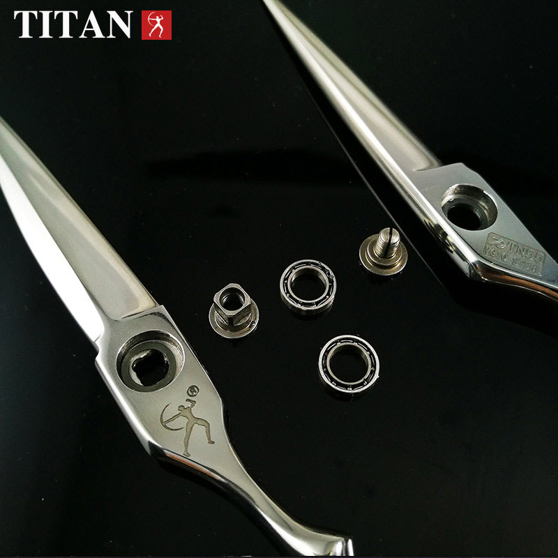 Titan stainless steel vg10 steel 5inch hair tools factory barber cutting scissors
