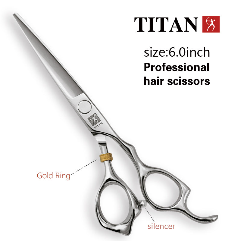 Titan 3D style barber shears 440C salon hair cutting 5.5,6.0 hair scissors