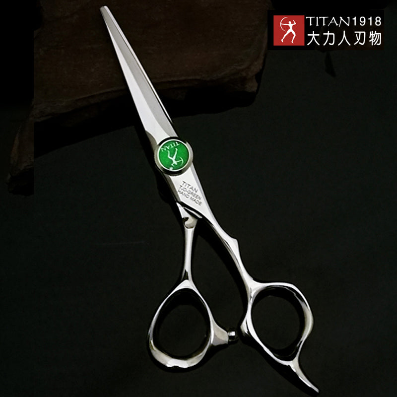 Titan handmade barber hair cutting scissors sword blade salon shears big screw hair scissors