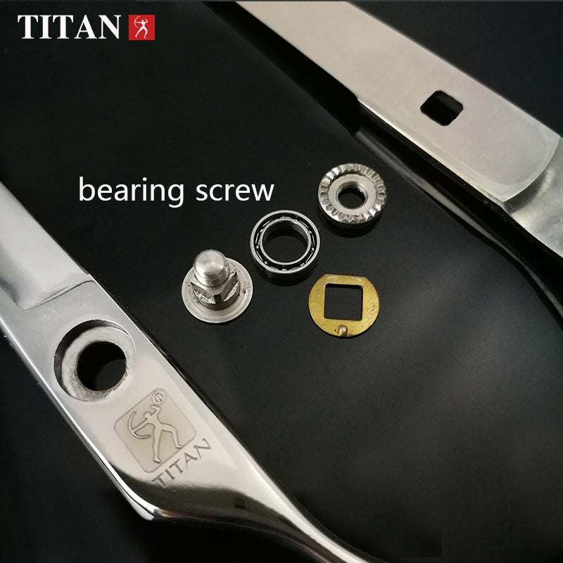 Titan 3D style barber shears 440C salon hair cutting 5.5,6.0 hair scissors