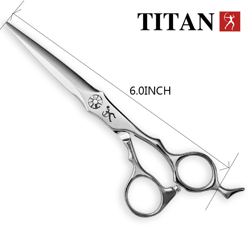 Titan 6.0inch Japan vg10 steel hair cutting shears scissors for barber