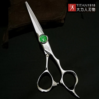 Titan  handmade barber hair cutting scissors sword blade salon shears big screw hair scissors