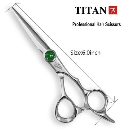 Titan  handmade barber hair cutting scissors sword blade salon shears big screw hair scissors