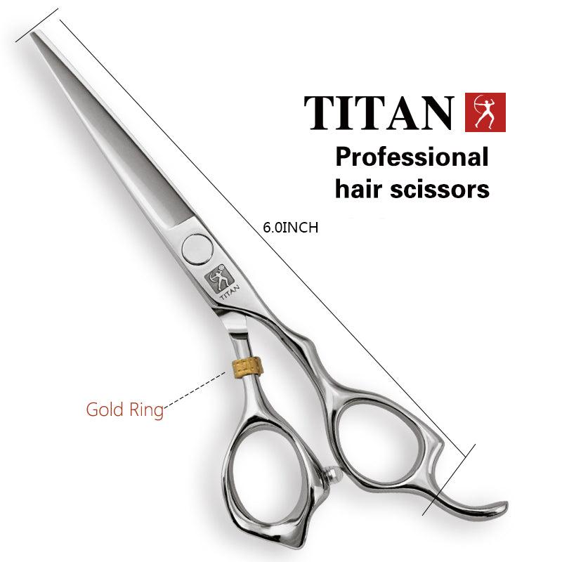 Titan 3D style barber shears 440C salon hair cutting 5.5,6.0 hair scissors