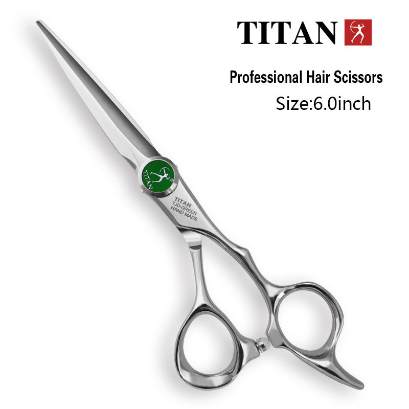 Titan  handmade barber hair cutting scissors sword blade salon shears big screw hair scissors